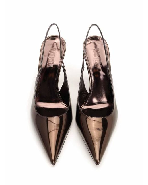 Paris Texas White Lidia Slingback Pumps