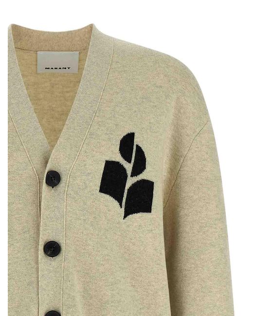 Isabel Marant Gray Curtis Cardigan for men