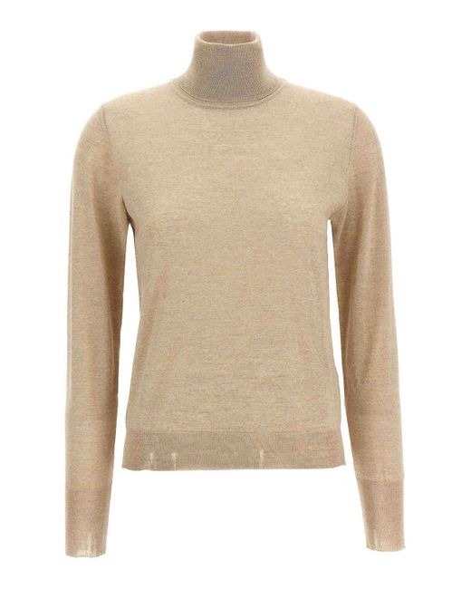 Golden Goose Deluxe Brand Natural Dilara Turtleneck Sweater