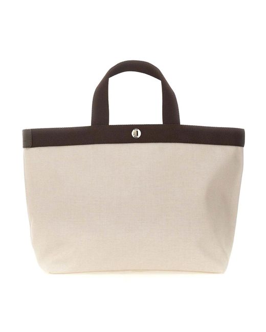 Herve Chapelier Natural Medium Tote Bag