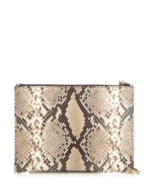 Chloé Metallic Chlo Spin Clutch Bag