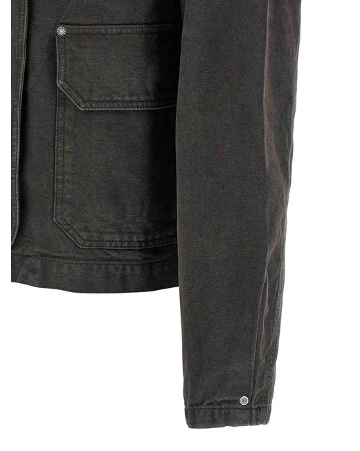 mfpen Black Courier Jacket for men