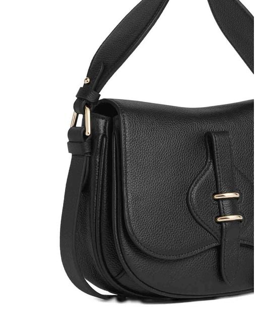 Coccinelle Black Handbag Micro Grainy Noir Noir