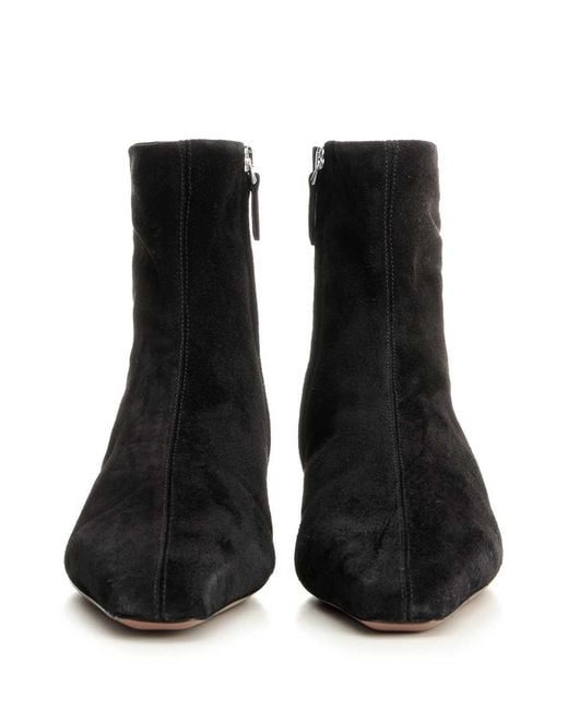 Paris Texas Black Ankle Boots