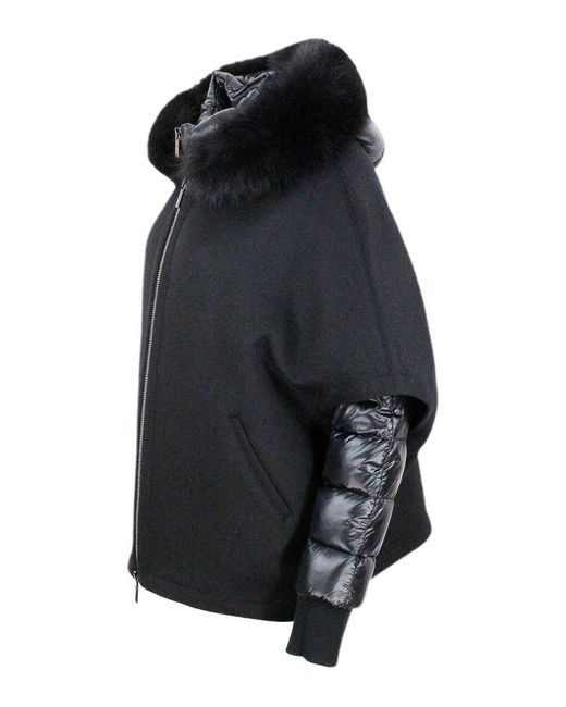 Moorer Gray Wool And Cashmere Jacket