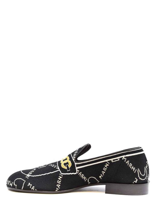 Marni Black Moccasins for men