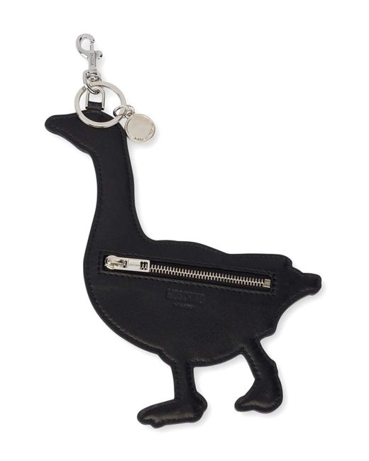 Moschino White Keyring