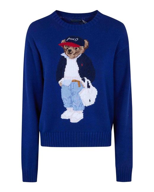 Polo Ralph Lauren Blue Bear Pullover
