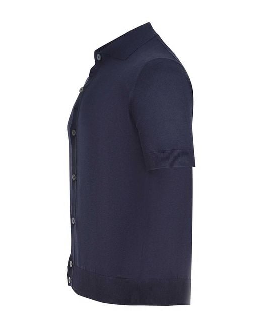 FILIPPO DE LAURENTIIS Blue Polo By for men