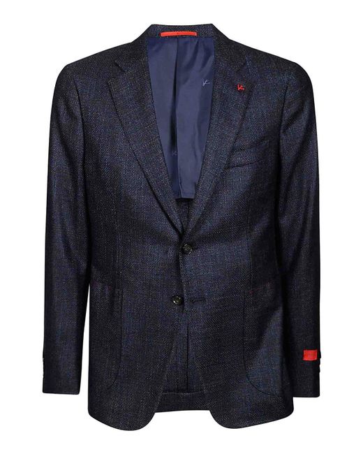 Isaia Blue Versatile Jacket for men