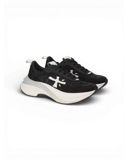 Premiata White Sneakers Nero