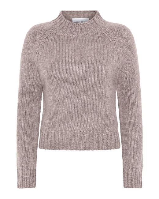 EMERSON RENALDI Pink Crew Neck Sweater
