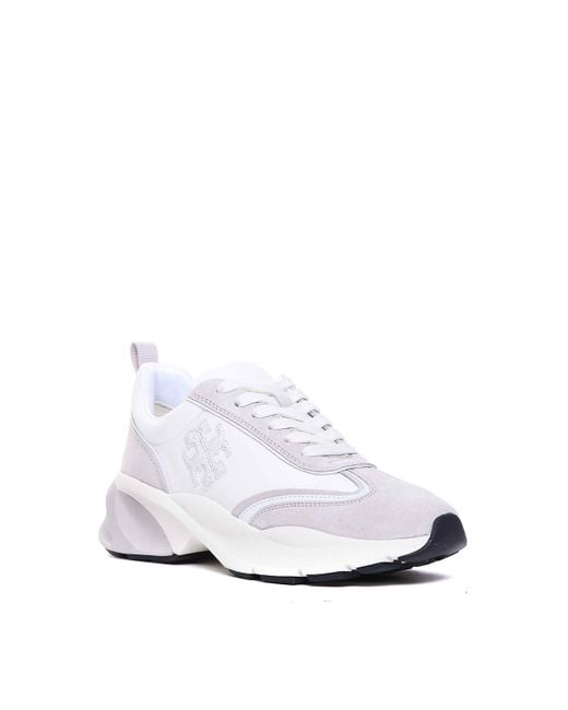 Tory Burch White Good Luck Sneakers