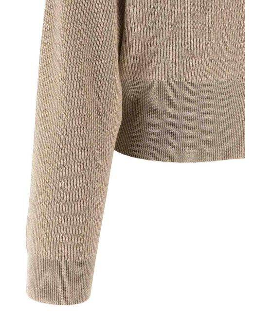 Brunello Cucinelli Natural 'Sparkling' Cardigan