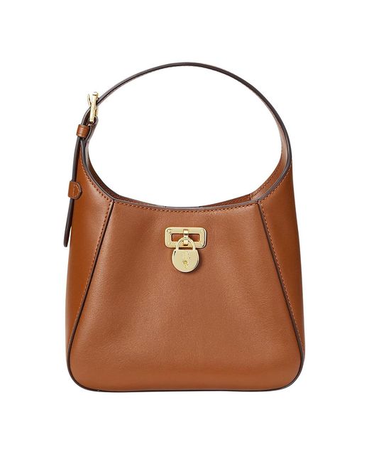 Ralph Lauren Brown Tanner Sm Sh-Shoulder Bag-Small