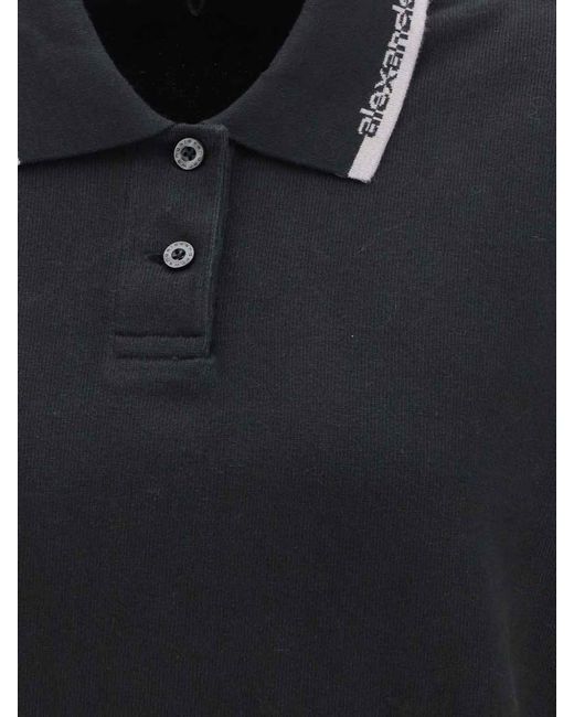 Alexander Wang Black Dress With Polo