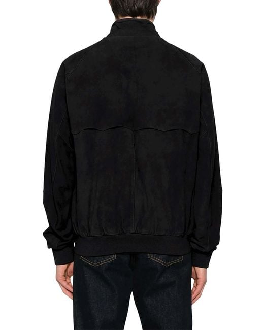 Baracuta Black G9 Suede Jacket for men