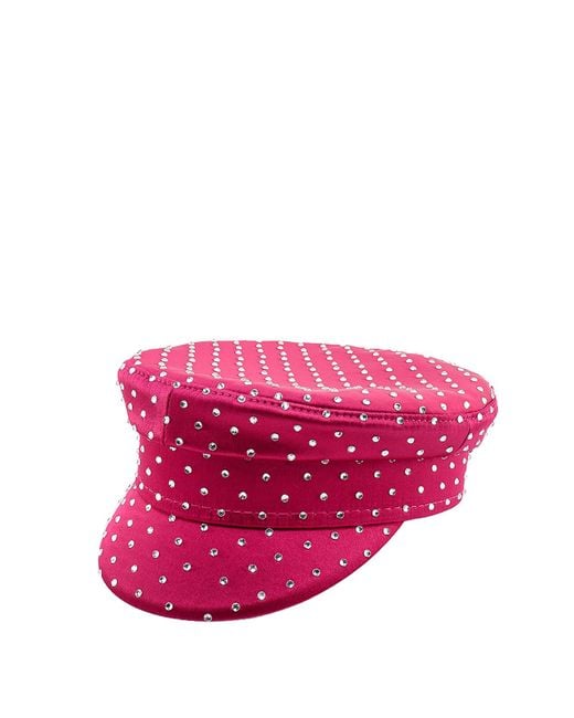 Ruslan Baginskiy Pink Satin Hats