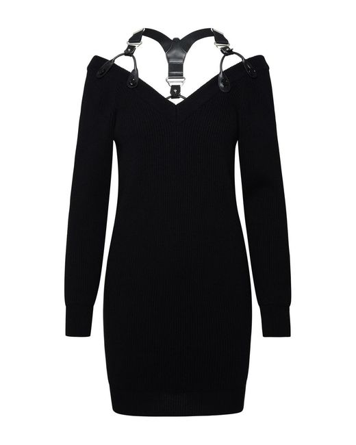 Moschino Black Wool Dress