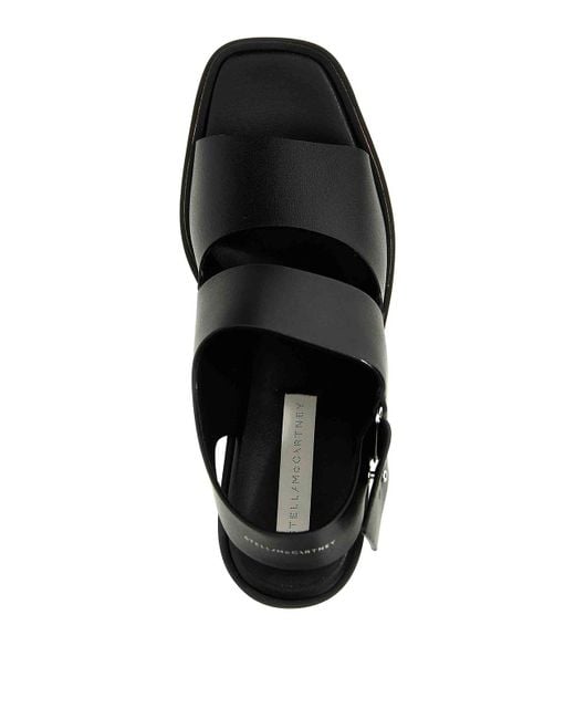 Stella McCartney Black Sneak-Elyse Sandals