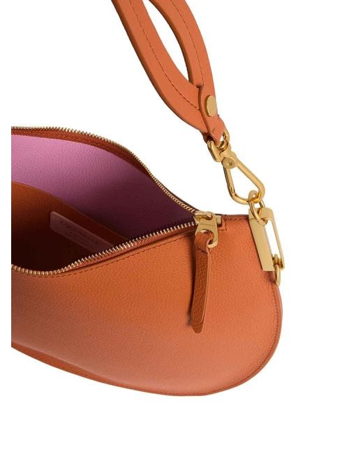 Coccinelle Orange Sunup Medium Hobo Bag