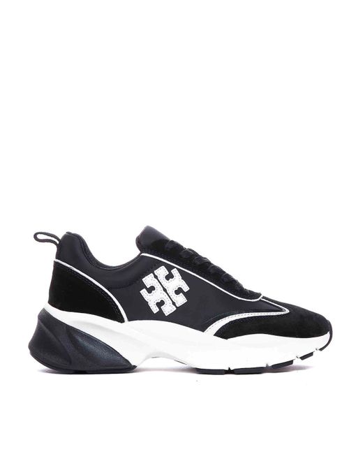 Tory Burch Black Good Luck Sneakers