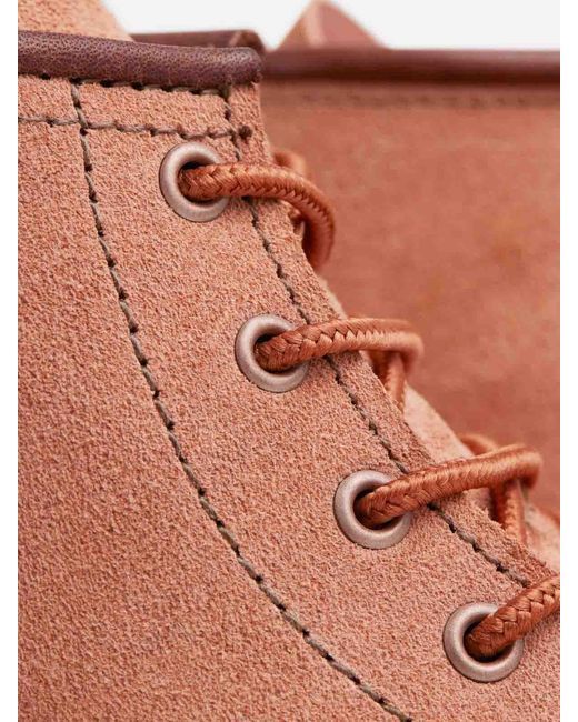 Red Wing Pink Classic Moc Ankle Boot for men