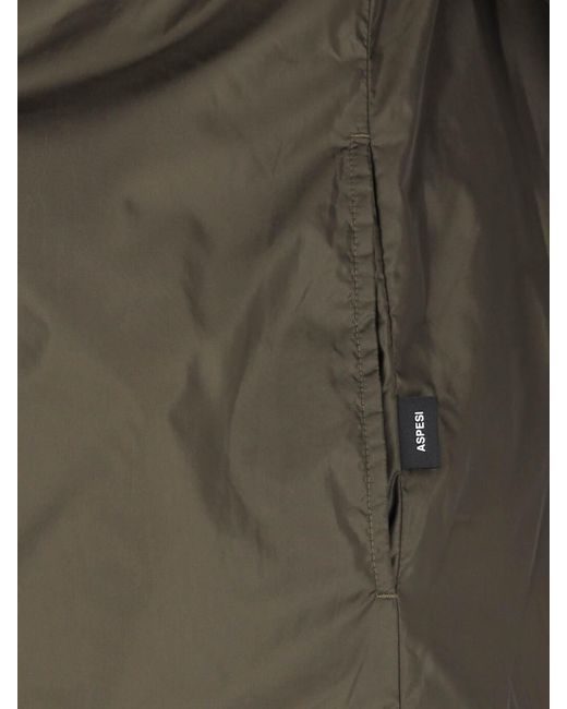 Aspesi Green Overshirt 13 Piu Khaki for men