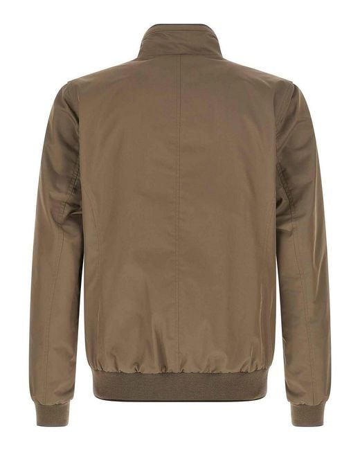 Moorer Brown Manetti-Wk Bomber Jacket for men
