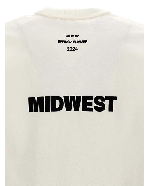 1989 White Midwest T-shirt for men