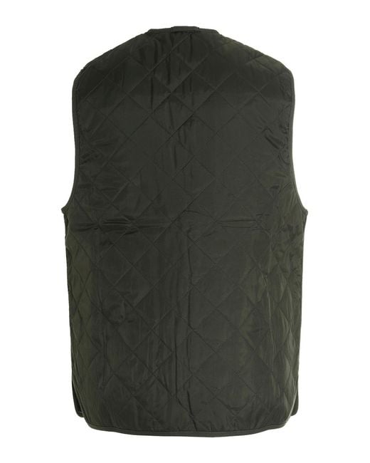 Barbour Green Quilted Sleeveless Jacket for men