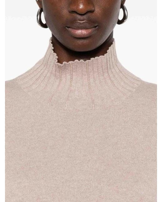 Fabiana Filippi Natural Bead-Embellished Midi Dress