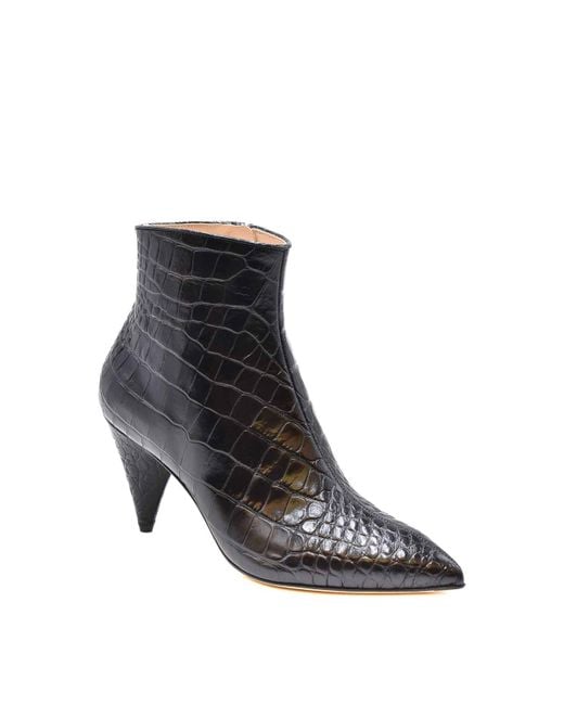 Polly Plume Black Booties