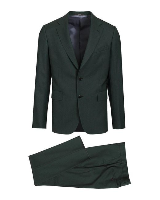 Paul Smith Green Two-Piece Suit for men