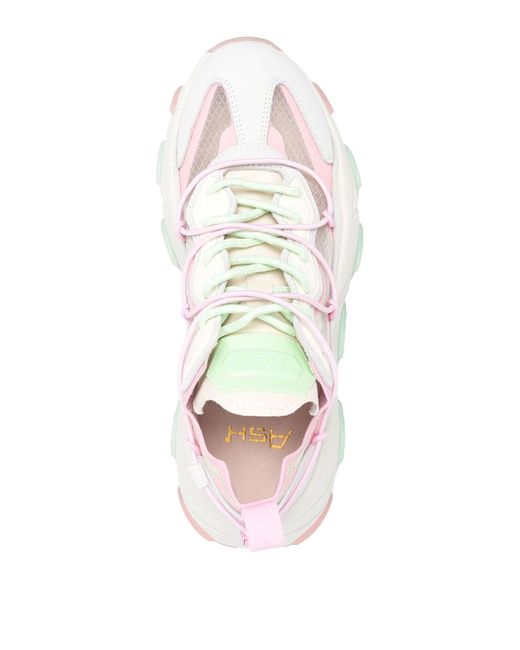 Ash Pink Extrabis Sneakers With Lace Details