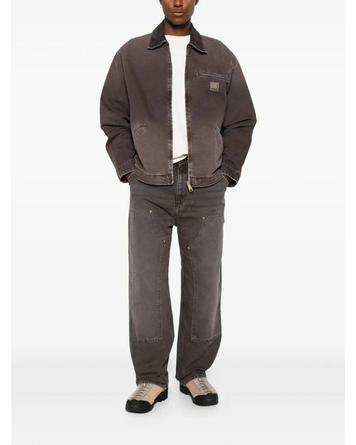Carhartt Brown Og Detroit Jacket for men