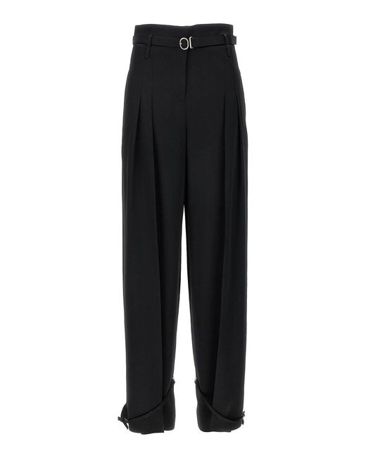 Jil Sander Black Tailored Trousers