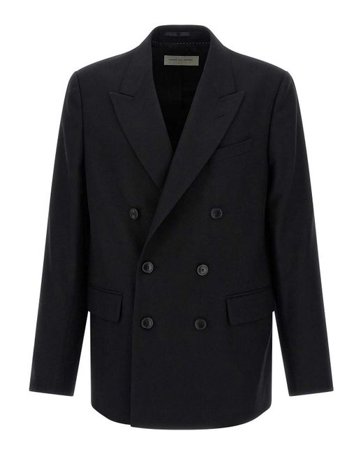 Dries Van Noten Black Buforden Blazer for men