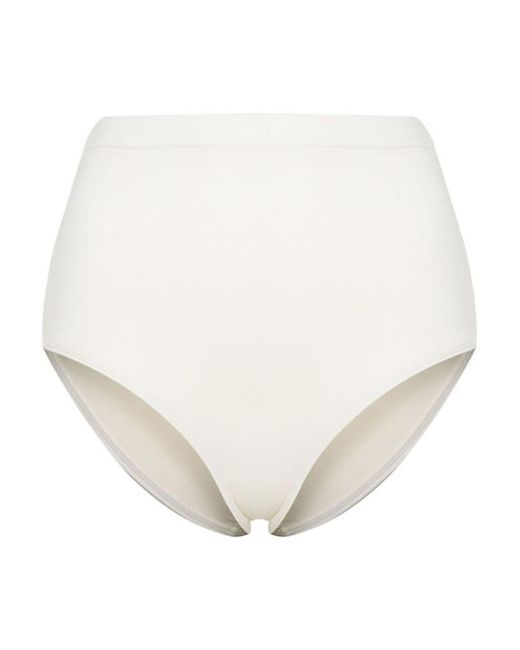 Jil Sander Natural High-waisted Bikini Bottoms