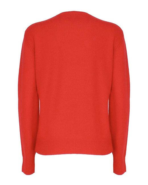 Mc2 Saint Barth Red Wool Blend Christmas Sweater