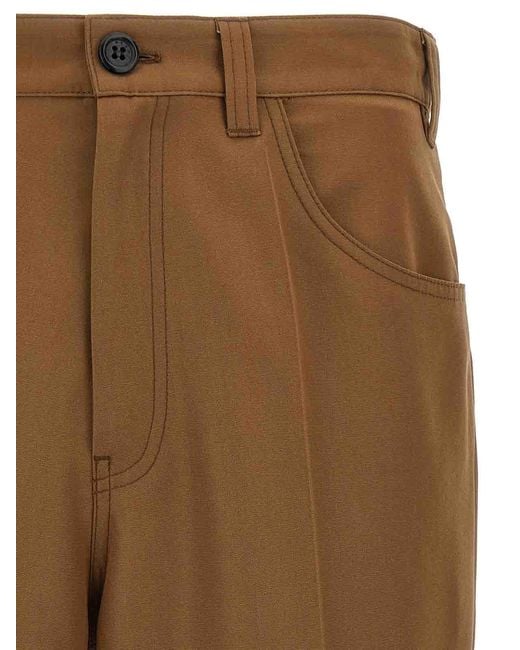 Marni Brown Five-Pocket Pants for men