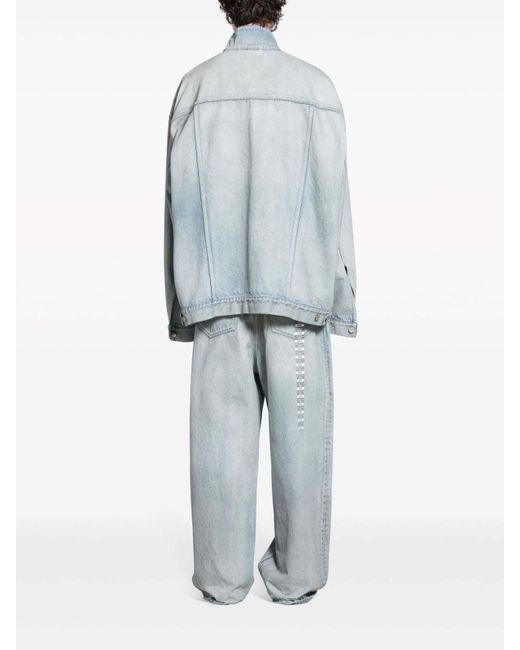 Balenciaga Blue Denim Jacket for men