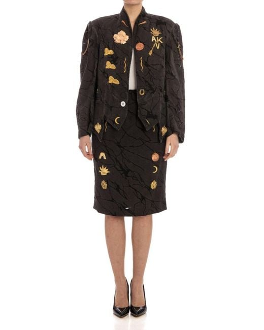 Vivienne Westwood Black Classic Pencil Skirt (Andreas Kronthaler For