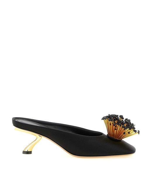 Ferragamo Black Safi Mules
