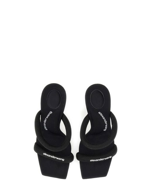 Alexander Wang Black Julie Heeled Mules