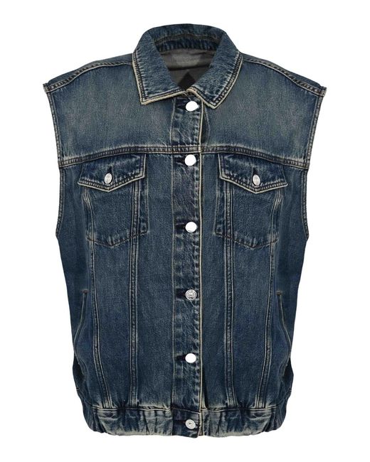 Nine:inthe:morning Blue Donatella Vest