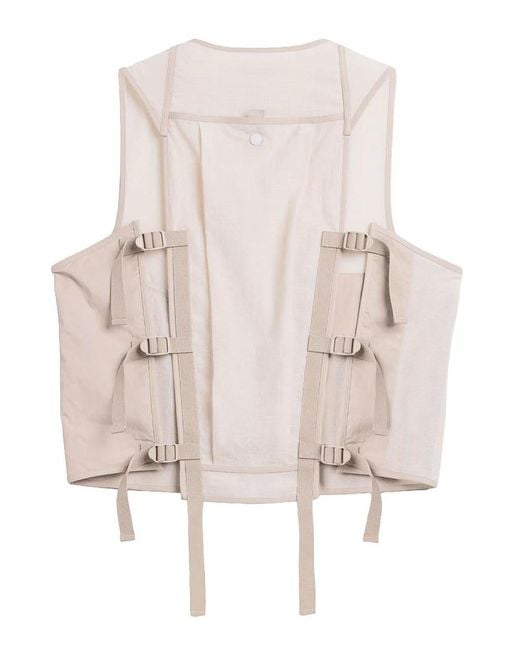 Y-3 Natural Vest With Pockets for men