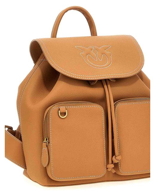 バックパック・リュック Pinko CARRIE BACKPACK Pinko Carrie Backpack in Natural | Lyst