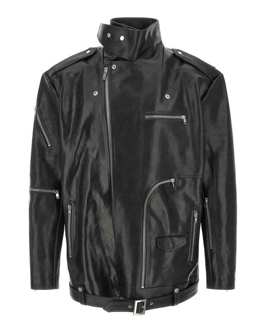 Rick Owens Black Jumbo Bauhaus Stooges Jacket for men