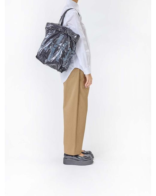 Borsa Trash Chic di Moschino in Blue